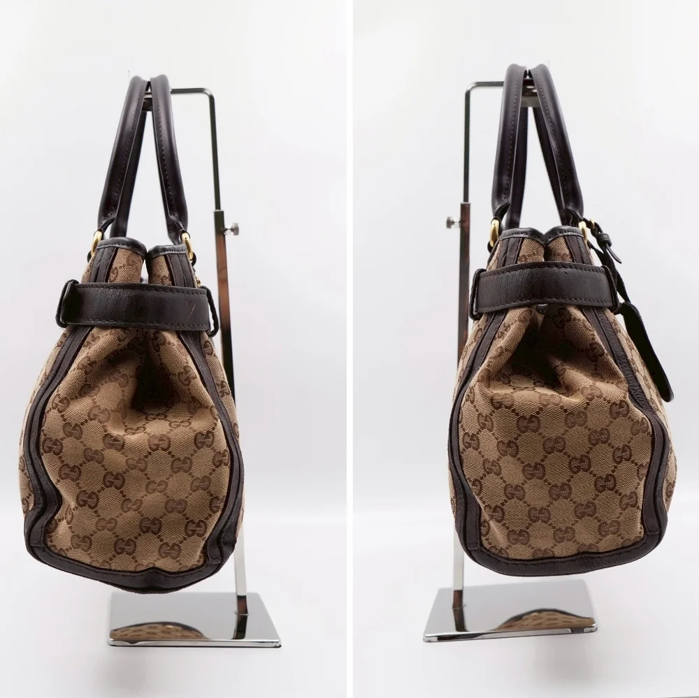 BW08 💕 GUCCI Monogram GG Running Tote - Picture 5 of 13